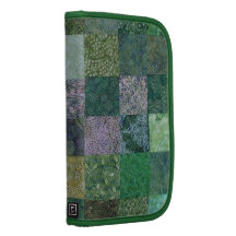 Remiendo verde del batik planificador