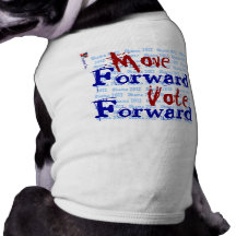 Remita con la camiseta de Obama Ropa De Perros