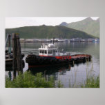 Remolcador de Saratoga en el puerto holandés, Alas Poster