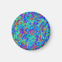 Remolino abstracto iman de frigorífico