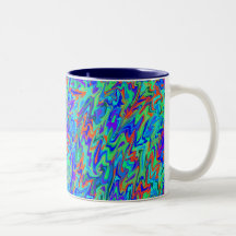 Remolino abstracto taza de café
