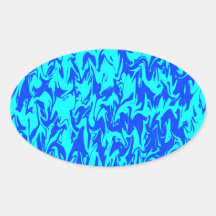 Remolino azul colcomanias de óval
