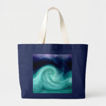 Remolino azul eléctrico bolsas