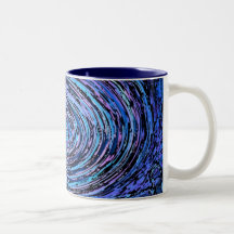 remolino azul tazas de café