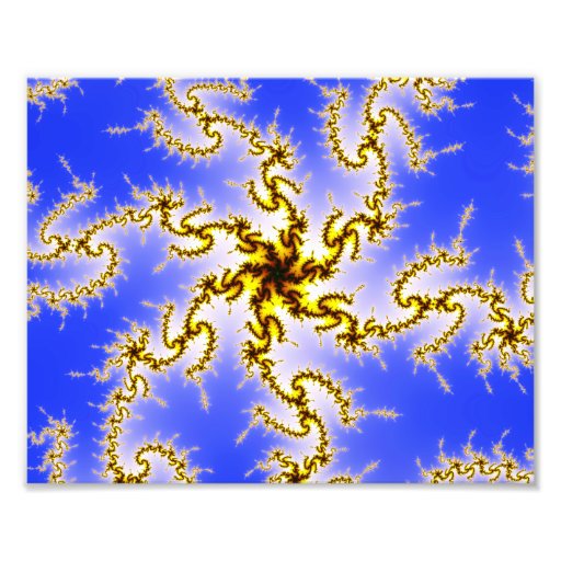 Remolino de oro - arte del fractal arte fotográfico