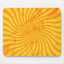 remolino del resplandor solar del grunge alfombrillas de raton