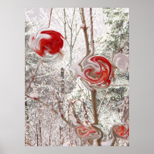 Remolino del Winterberry Posters