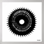 Remolino negro impresiones