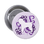 Remolino púrpura Bruselas Griffon Pin