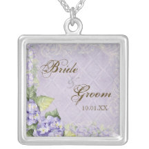 Remolino púrpura del Hydrangea - novias que casan 
