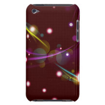 Remolinos abstractos de la luz iPod touch fundas