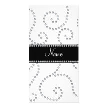 Remolinos blancos conocidos personalizados del dia tarjetas fotograficas 