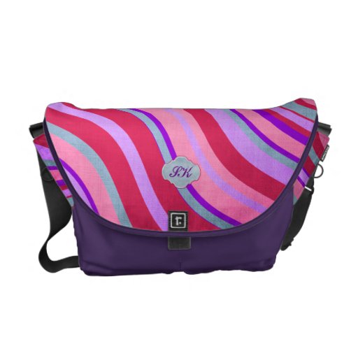 Remolinos cones monograma - personalizar bolsas de mensajería