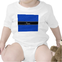 Remolinos conocidos personalizados del azul trajes de bebé