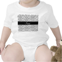 Remolinos conocidos personalizados del blanco camiseta