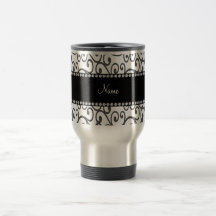 Remolinos conocidos personalizados del blanco tazas