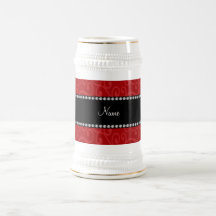Remolinos conocidos personalizados del rojo tazas