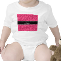 Remolinos conocidos personalizados del rosa camiseta