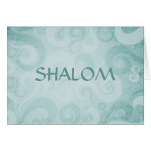 Remolinos del azul de Shalom Tarjeton
