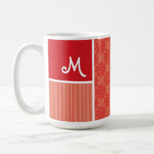 Remolinos del rojo y del naranja; Remolino Taza De Café