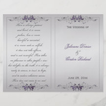 Remolinos florales de plata púrpuras adornados que tarjetones