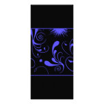 remolinos negros del azul tarjetas publicitarias