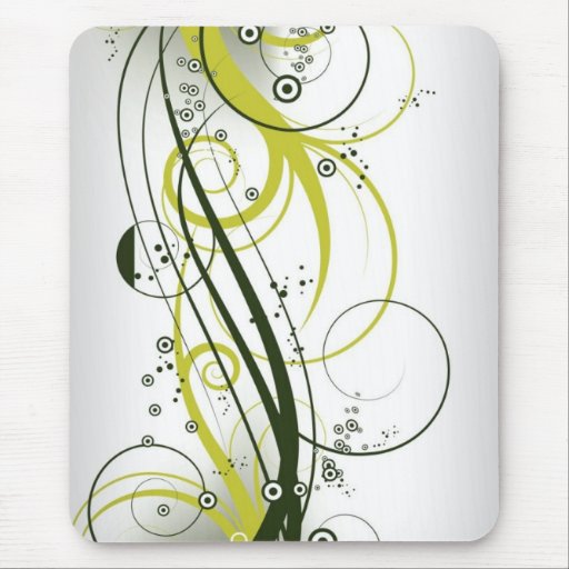 Remolinos y círculos Mousepad