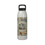 Remolque de cristal del viaje del campista del hue botella de agua