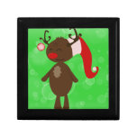 Reno del navidad cajas de joyas
