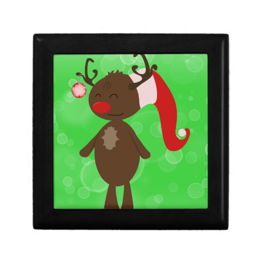 Reno del navidad cajas de joyas
