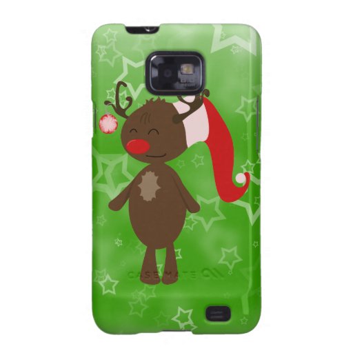 Reno del navidad samsung galaxy SII carcasa