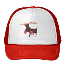 Reno relleno divertido gorra