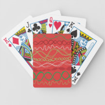 ¡Repetición de la cinta de la cereza de las tarjet Cartas De Juego