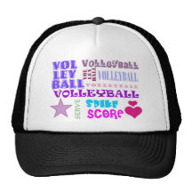 Repetición del voleibol gorros  