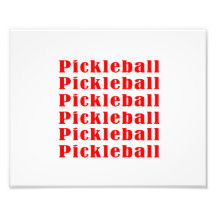 repetición red.png del pickleball impresión fotográfica