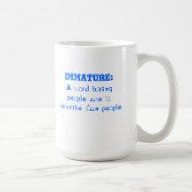 Réplica ingeniosa a 'Immature Tazas De Café