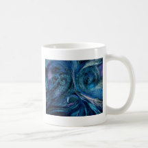Réplica sísmica de la aurora taza de café