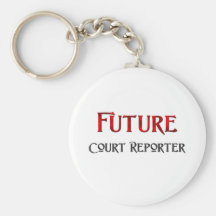 Reportero de corte futuro llaveros personalizados