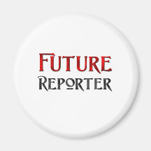Reportero futuro imanes de nevera