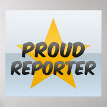 Reportero orgulloso impresiones