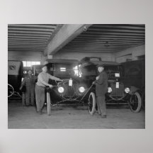 Representación Garage, 1923 Poster
