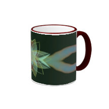 Representaciones visuales psicodélicas tazas