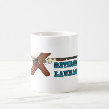 Representante de la ley jubilado taza de café