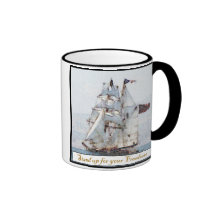 Represente para arriba sus libertades tazas de café