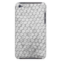 Reptil de la piel de serpiente/cubierta/caja blanc iPod Case-Mate funda