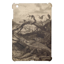 Reptil del arte del caso del iPad del pantano del 