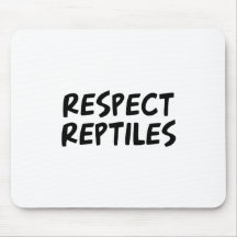 Reptiles del respecto tapete de ratón
