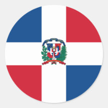 República Dominicana Etiquetas Redondas