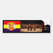República española España Pegatina De Parachoque
