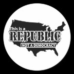 República pegatinas
